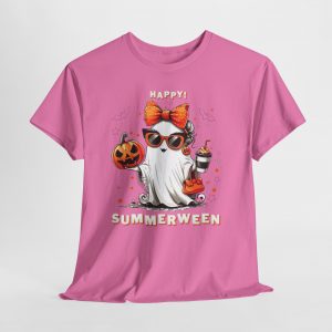 Summerween Ghost T‑Shirt – Cute Halloween‑Meets‑Summer Graphic Tee with Sunglasses